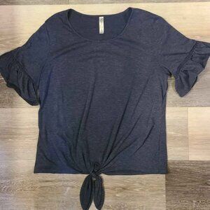 L Navy Blue Blouse